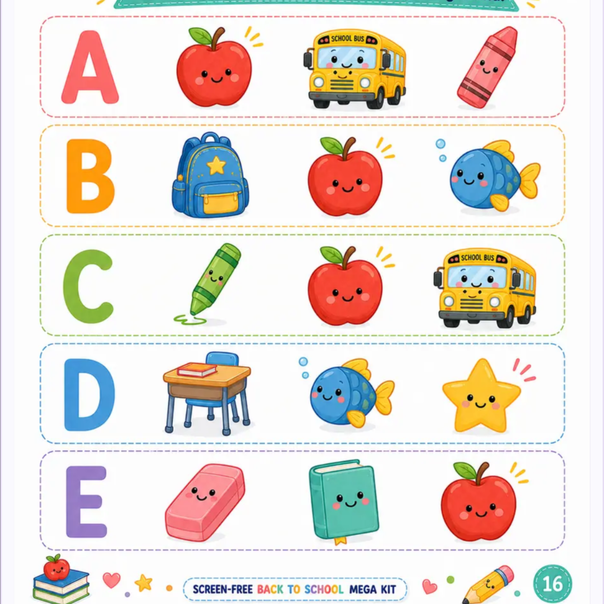 600+ Kids Learning Activity Pages – 12 Printable Books (Ages 3–10)
