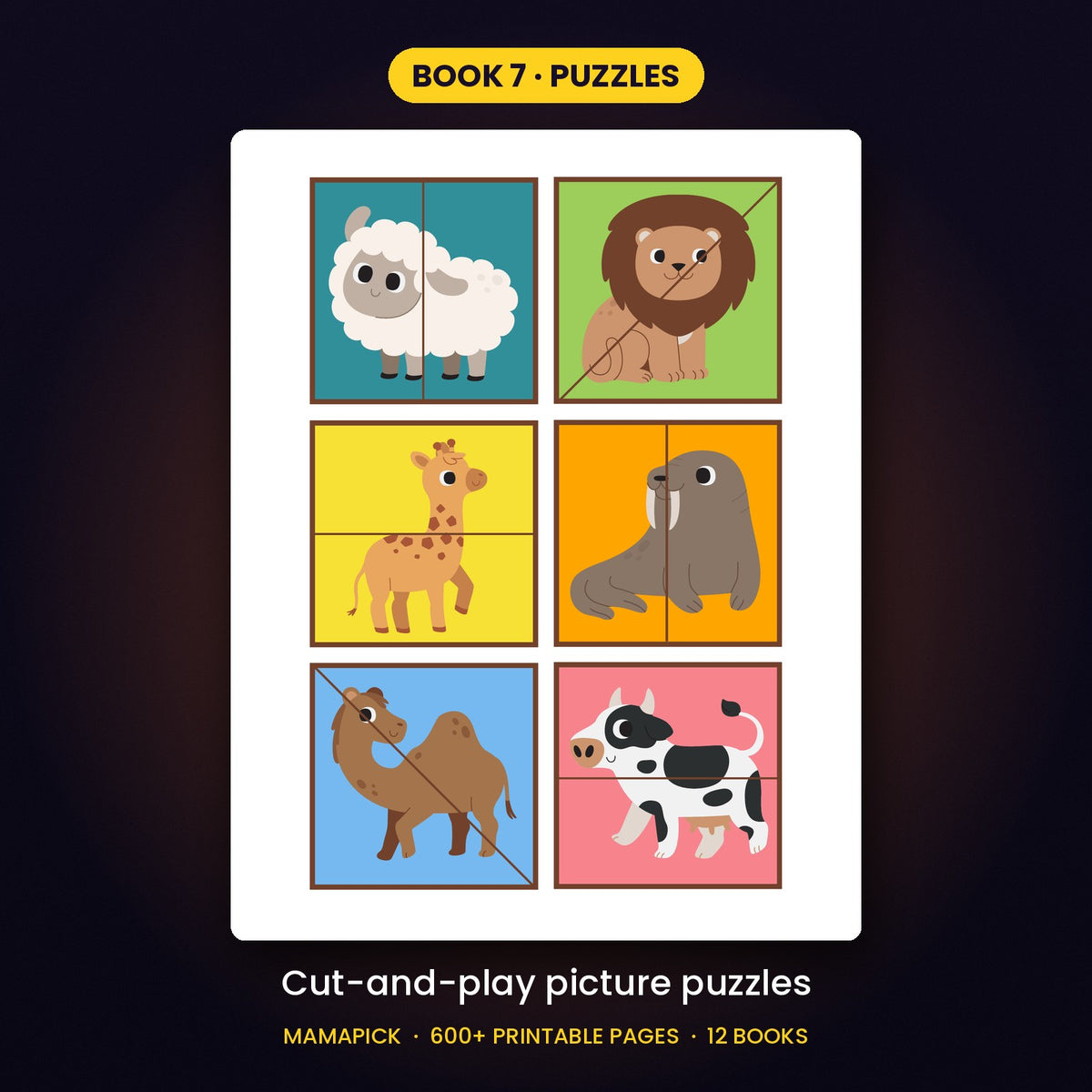 600+ Kids Learning Activity Pages – 12 Printable Books (Ages 3–10)